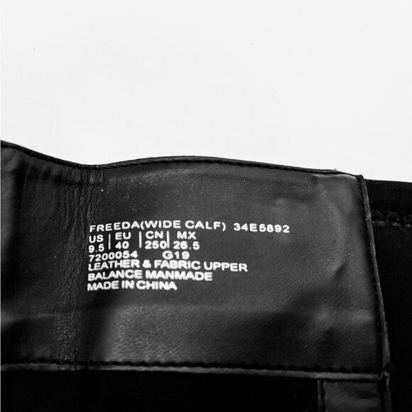 CALVIN KLEIN FREEDA KNEE HIGH BOOTS 9.5 WIDE CALF - Picture 13 of 14